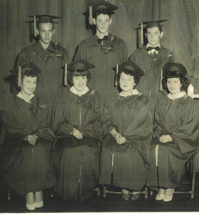 picture of Folsomville graduating class of 1953